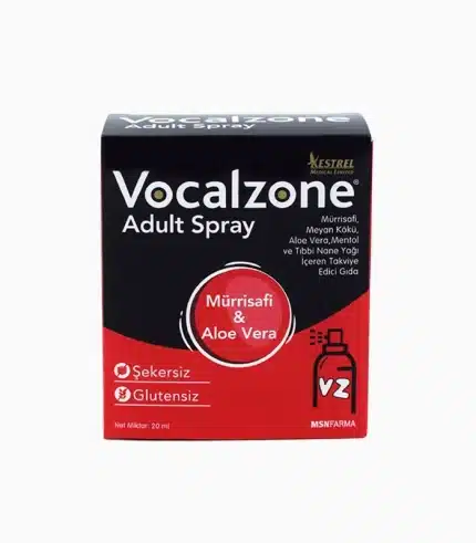 Vocalzone Yetişkin Sprey - Boğaz Ağrısı ve Faranjit Tedavisine Destek
