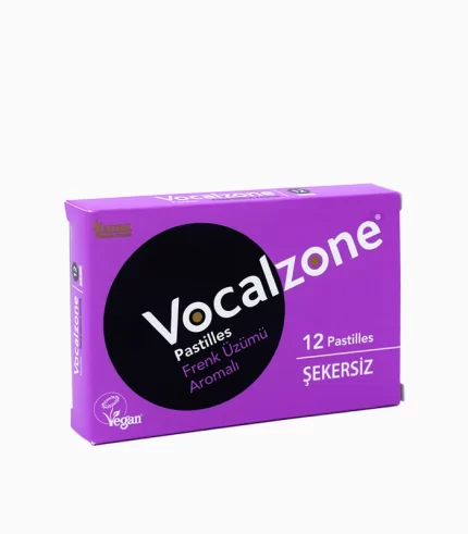 Vocalzone Frenk Üzümlü (Şekersiz) Pastil 12
